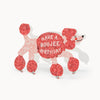 Hadley Paper Goods Boujee Birthday Poodle Card - Pink