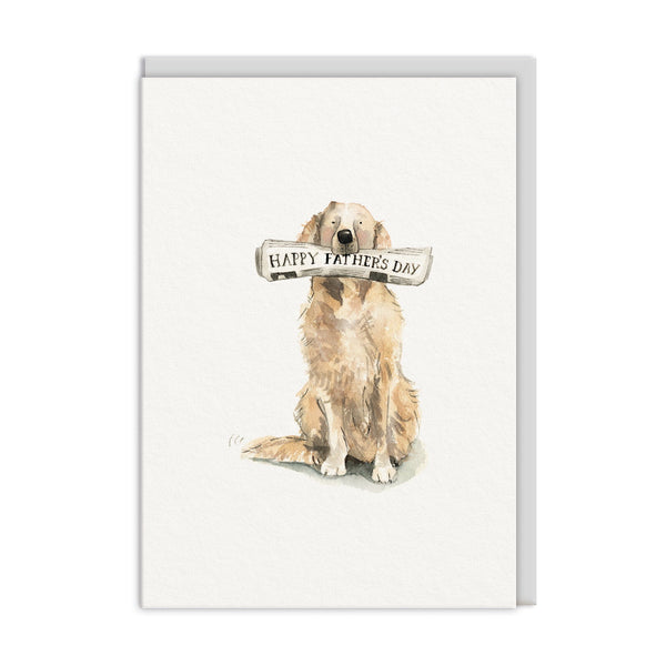 E. Frances Happy Father's Day Dog Card