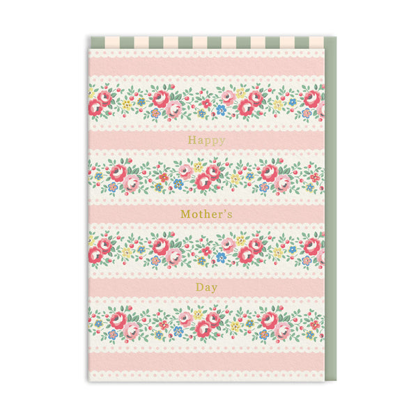 Notebook with floral design and 'Happy Mother's Day' text on a white background