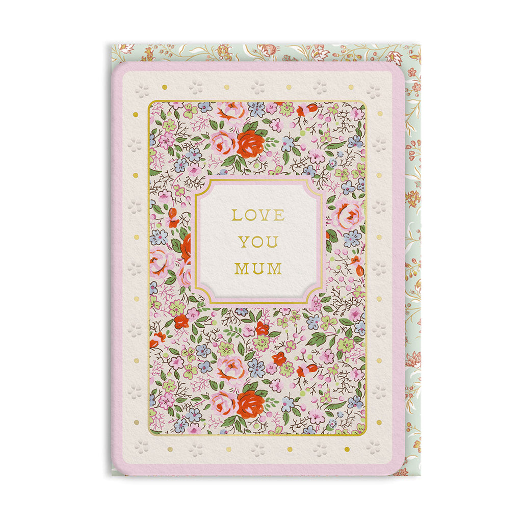 Laura Ashley Rowena Love You Mum Mother's Day Card