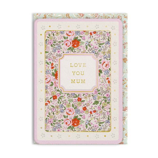 Laura Ashley Rowena Love You Mum Mother's Day Card
