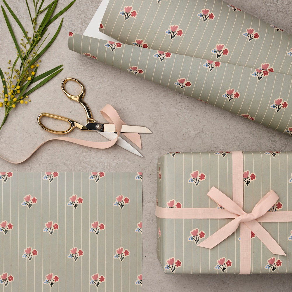 Katie Leamon Posy Gift Wrap