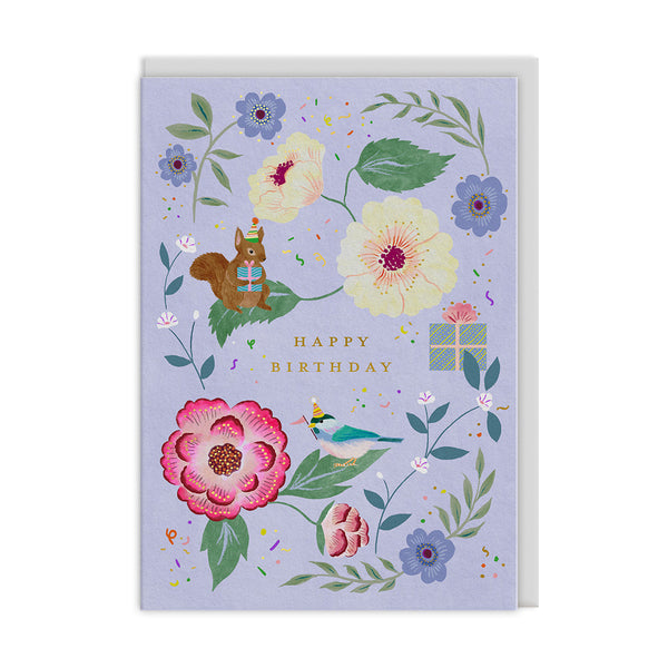 Cécile Metzger Party Creatures Birthday Card
