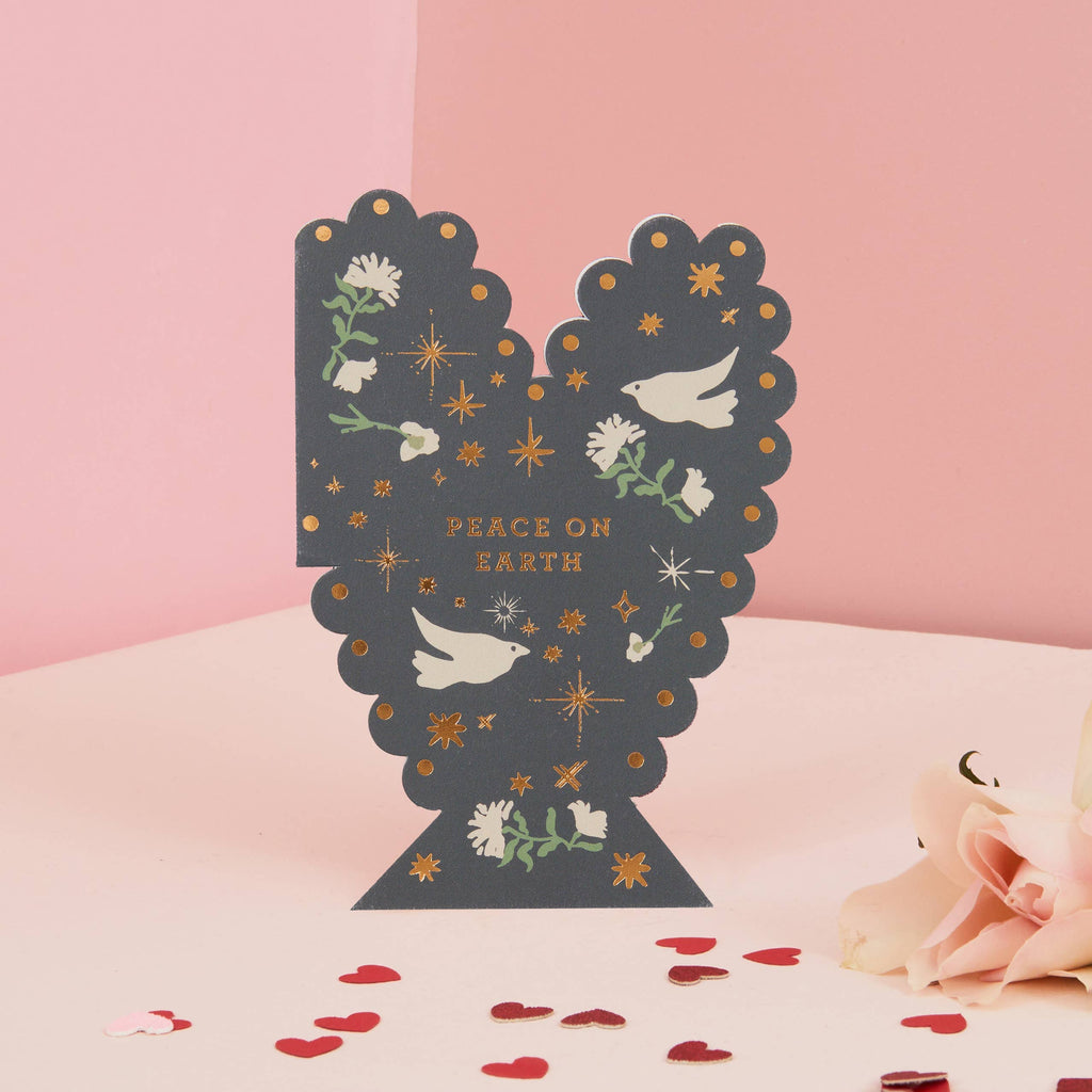Type and Story - Peace on Earth Card Christmas Card