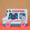 The Printed Peanut - Get Well Soon Van Die Cut Card