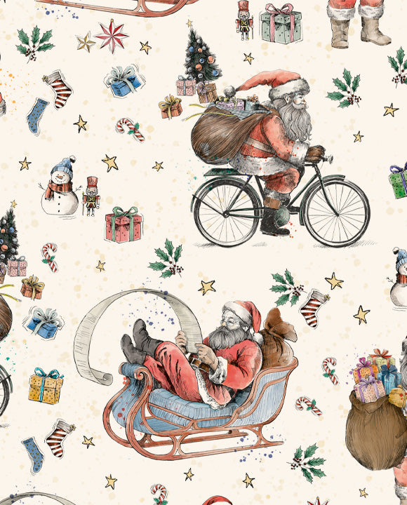 Grafiche Tassotti Babbo Natale In Arrivo Gift Wrap