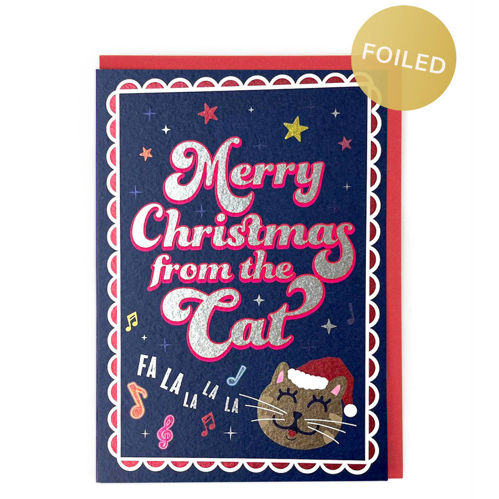 Cath Tate Cards - From The Cat Christmas Card