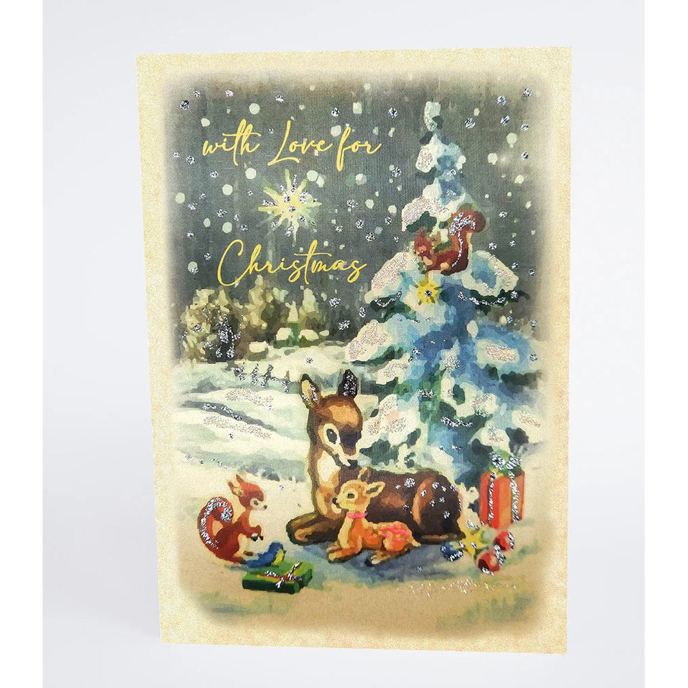 Counting Stars With Love for Christmas Forest Card