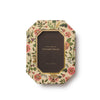 Floral patterned picture frame on a white background