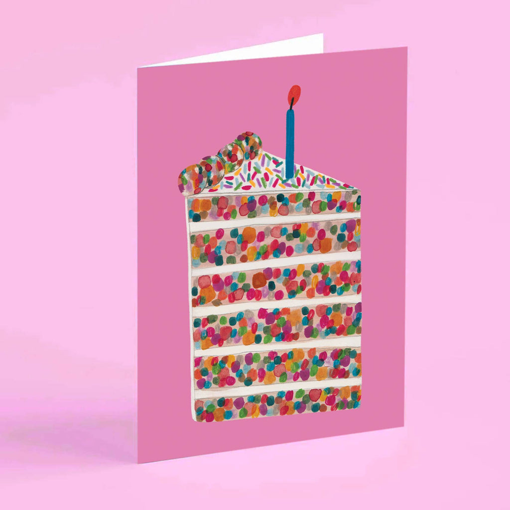 Daria Solak Illustrations - PIECE OF CAKE Birthday Card