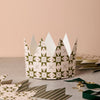 Katie Leamon - Pack of 6 Green & Red Quilt Pattern Christmas Crown Cards