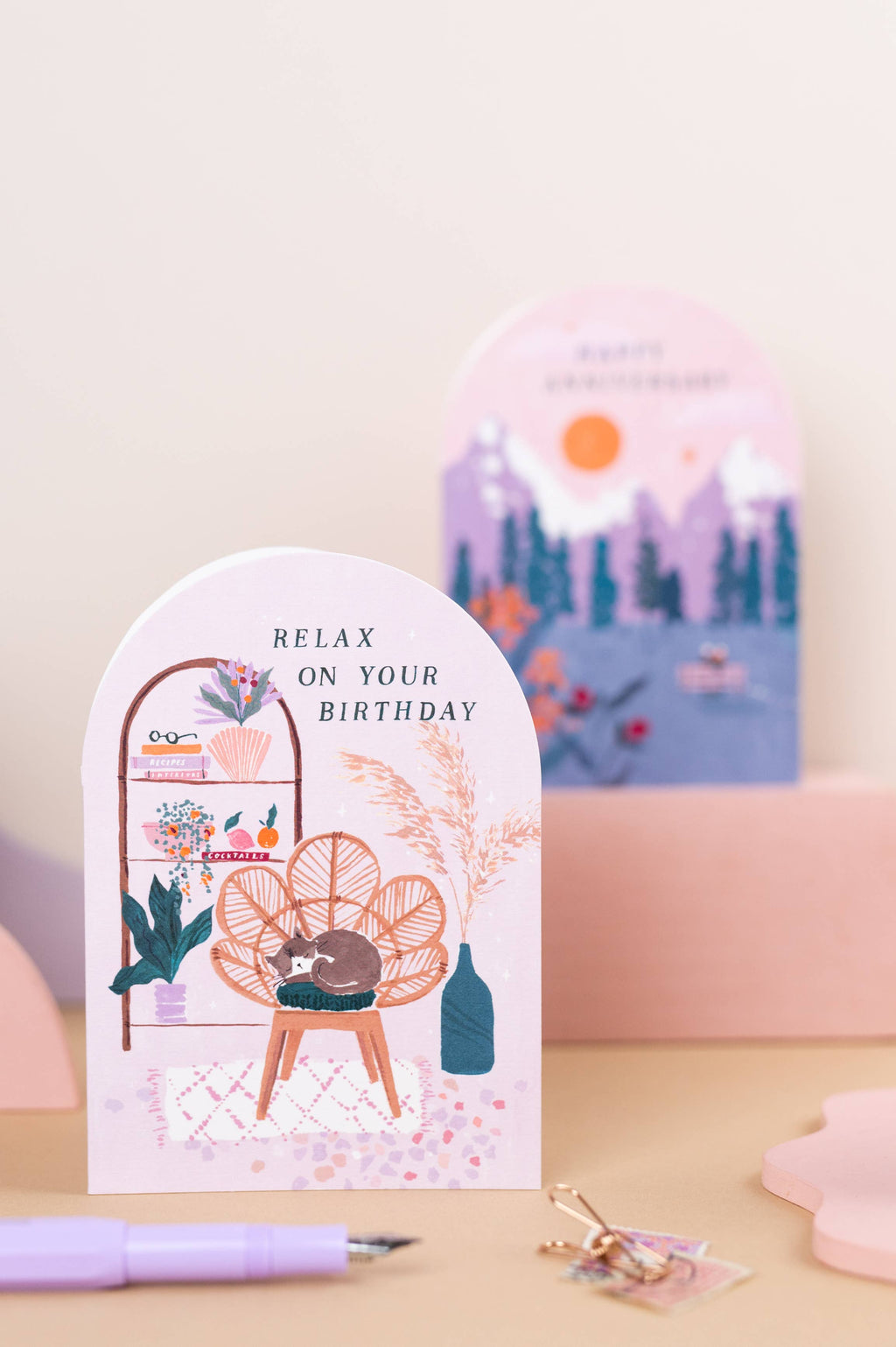 Sister Paper Co. Relax on Your Birthday Card