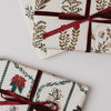 Katie Housley - CHRISTMAS WAVY FLORAL BOTANICAL LUXURY GIFT WRAP