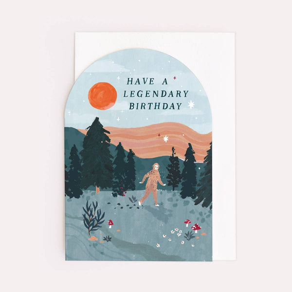 Sister Paper Co. - Legendary Bigfoot Birthday Card