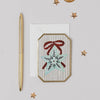 Katie Housley - CHRISTMAS STAR BAUBLE BOTANICAL MINI HOLIDAY Christmas Card