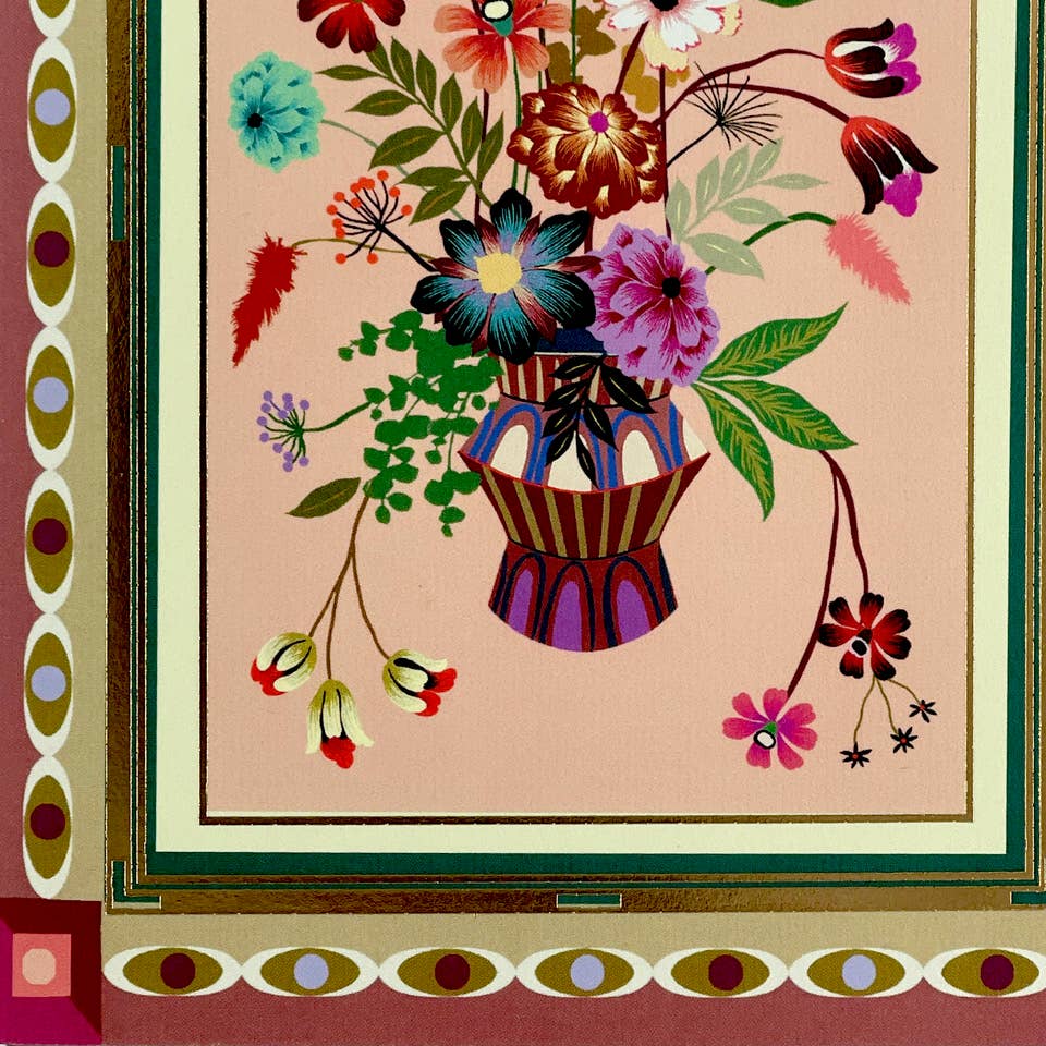 Pavilion - Bloom - Cantaloupe Greeting Card