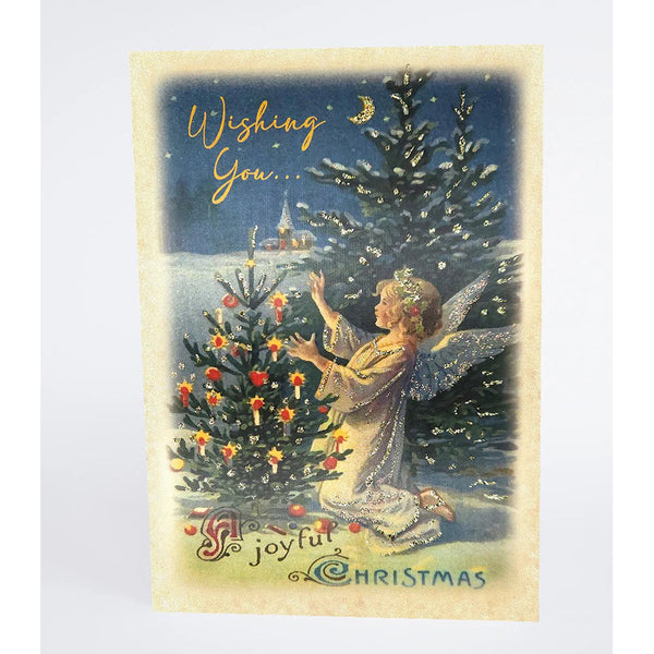 Counting Stars Wishing You a Joyful Christmas Angel Card