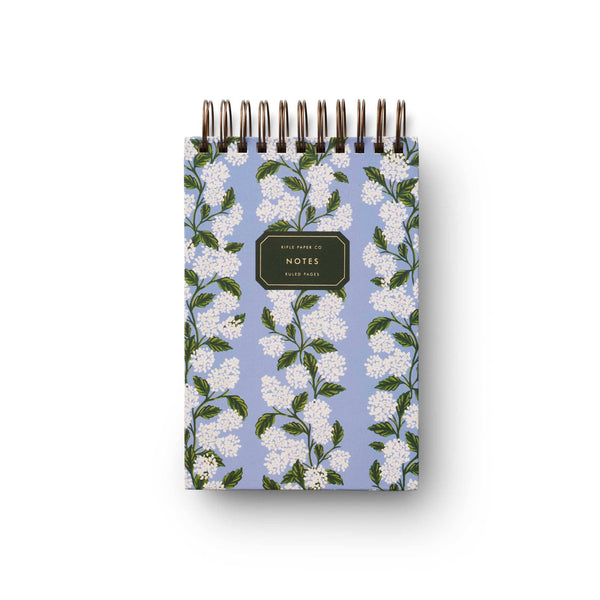 Rifle Paper Co - Hydrangea Desktop Spiral Notepad