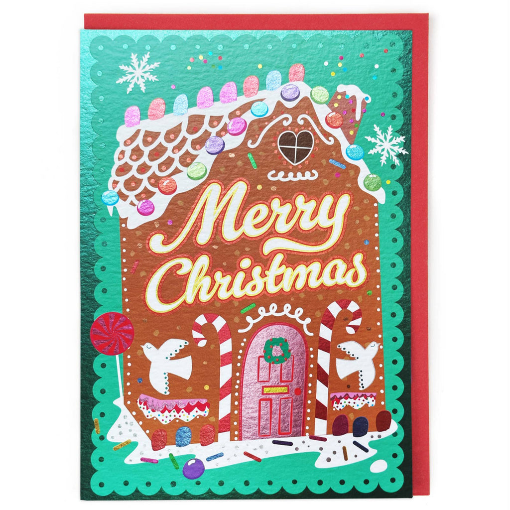 Cath Tate Cards - Gingerbread House Card