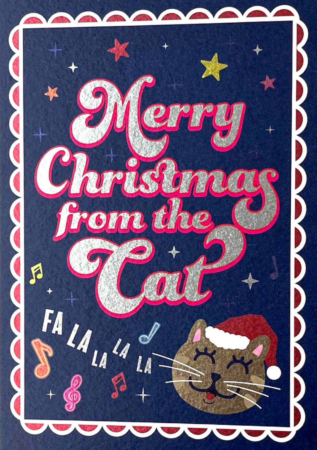 Cath Tate Cards - From The Cat Christmas Card