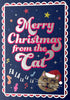 Cath Tate Cards - From The Cat Christmas Card