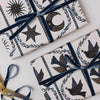 Katie Housley - BLUE MOON STARS CHRISTMAS BOTANICAL LUXURY GIFT WRAP PAPERS 