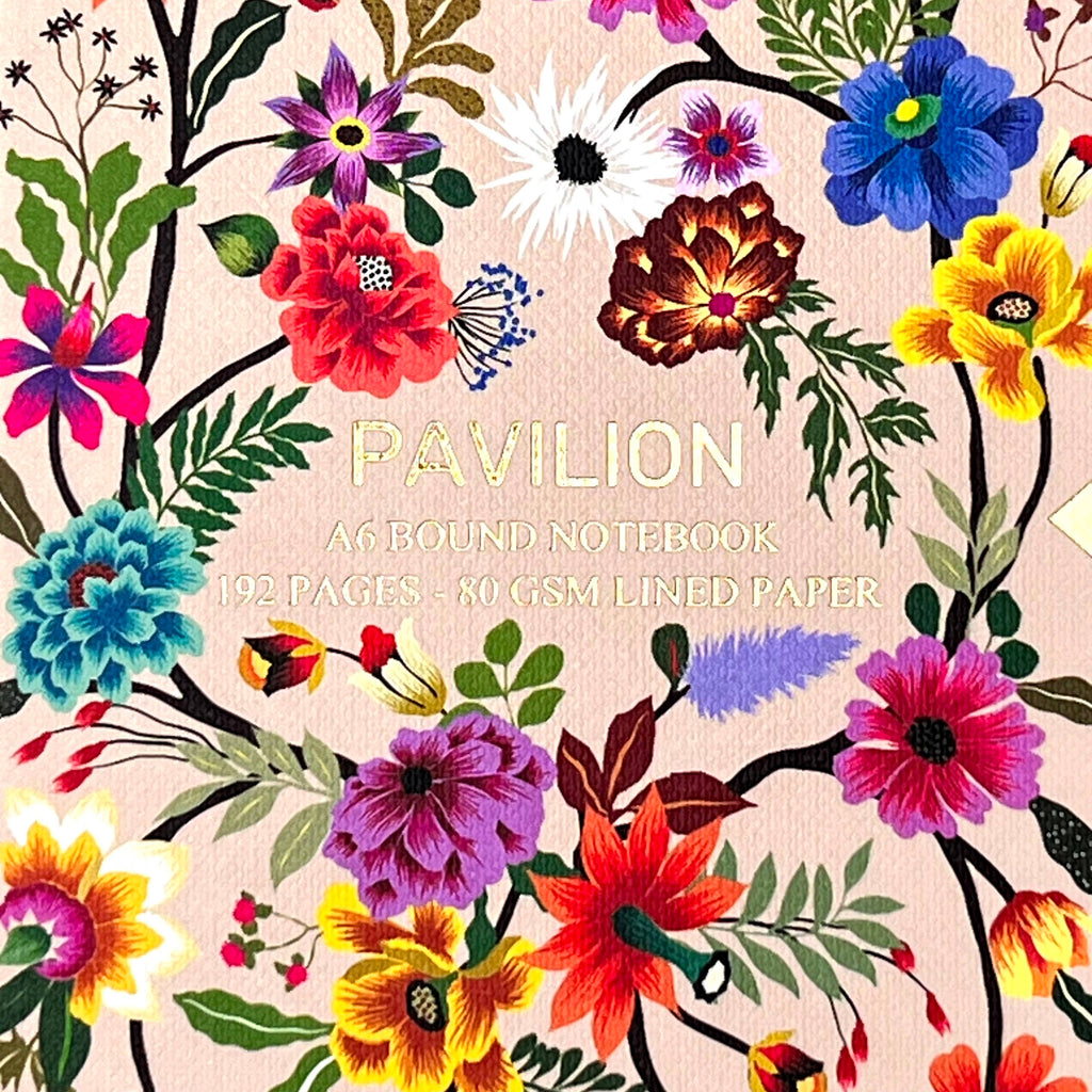 Pavilion - Tree of Life A6 Buckram Embossed Foiled Notebook