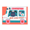 The Printed Peanut - Get Well Soon Van Die Cut Card