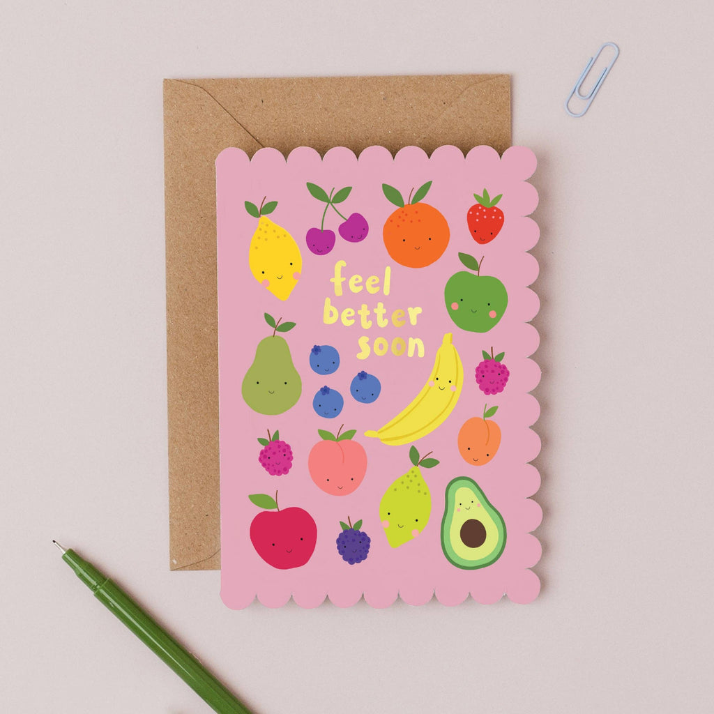 Mifkins - Fruit Fix Feel Better Card