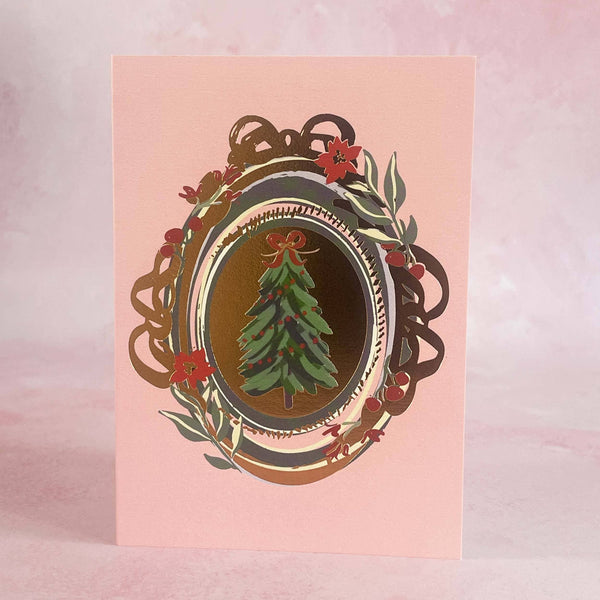 Type and Story - Vintage Christmas Tree Card