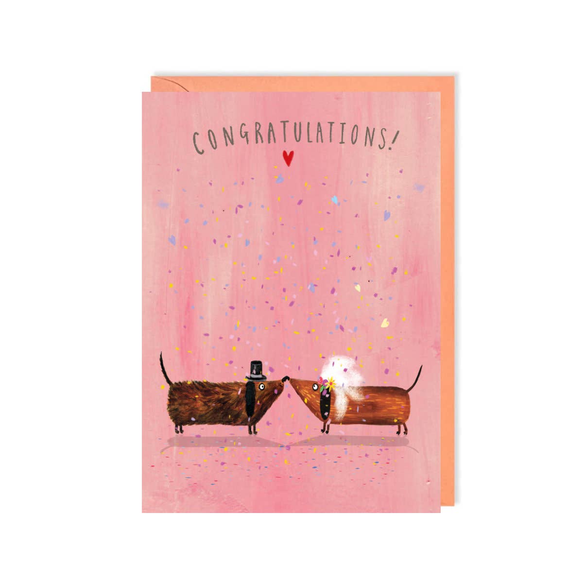 Charley Rabbit Cards - Wedding Congratulations Sausage Dogs Card– The ...