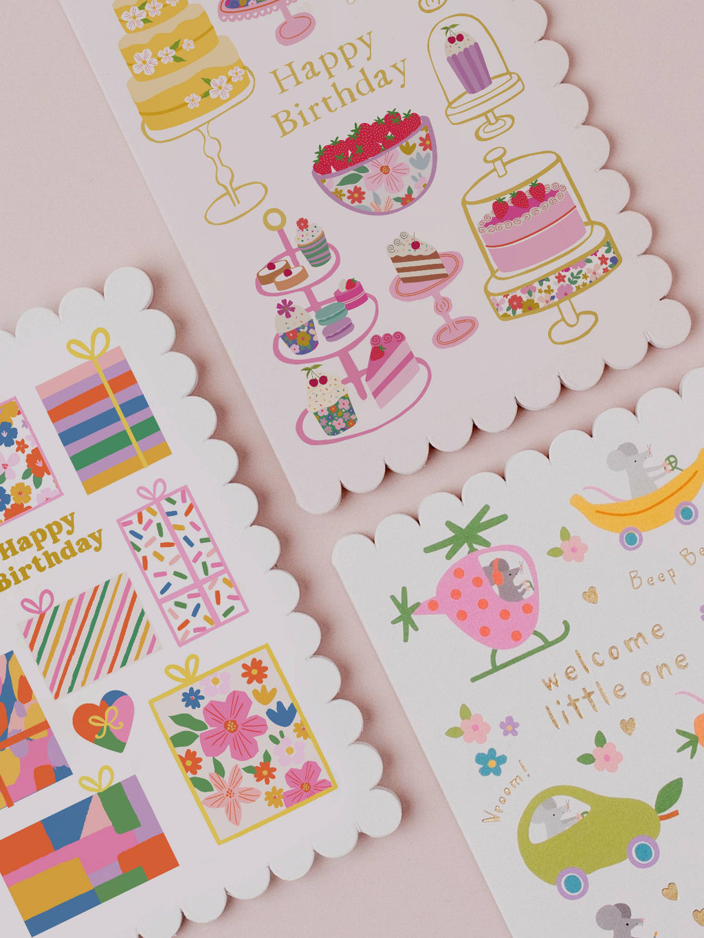 Mifkins - Sweet Celebrations Birthday Card