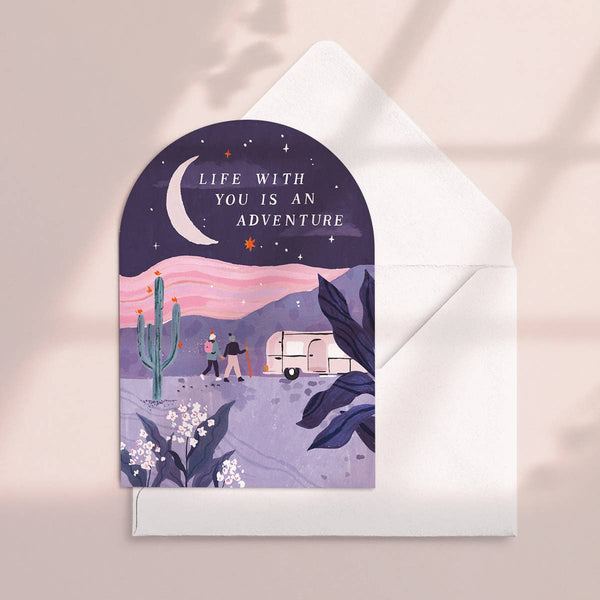 Sister Paper Co. Desert Adventure Card | Valentine's Day Cards