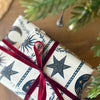 Katie Housley - BLUE MOON STARS CHRISTMAS BOTANICAL LUXURY GIFT WRAP PAPERS 