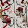 Katie Housley - CHRISTMAS WAVY FLORAL BOTANICAL LUXURY GIFT WRAP