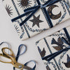 Katie Housley - DOVE STARS CHRISTMAS BOTANICAL LUXURY GIFT WRAP PAPERS