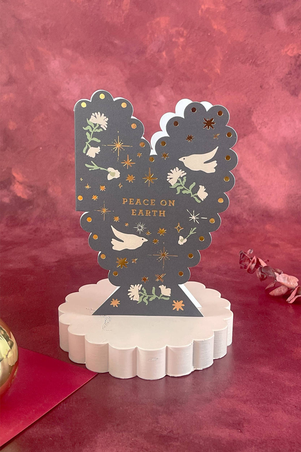 Type and Story - Peace on Earth Card Christmas Card
