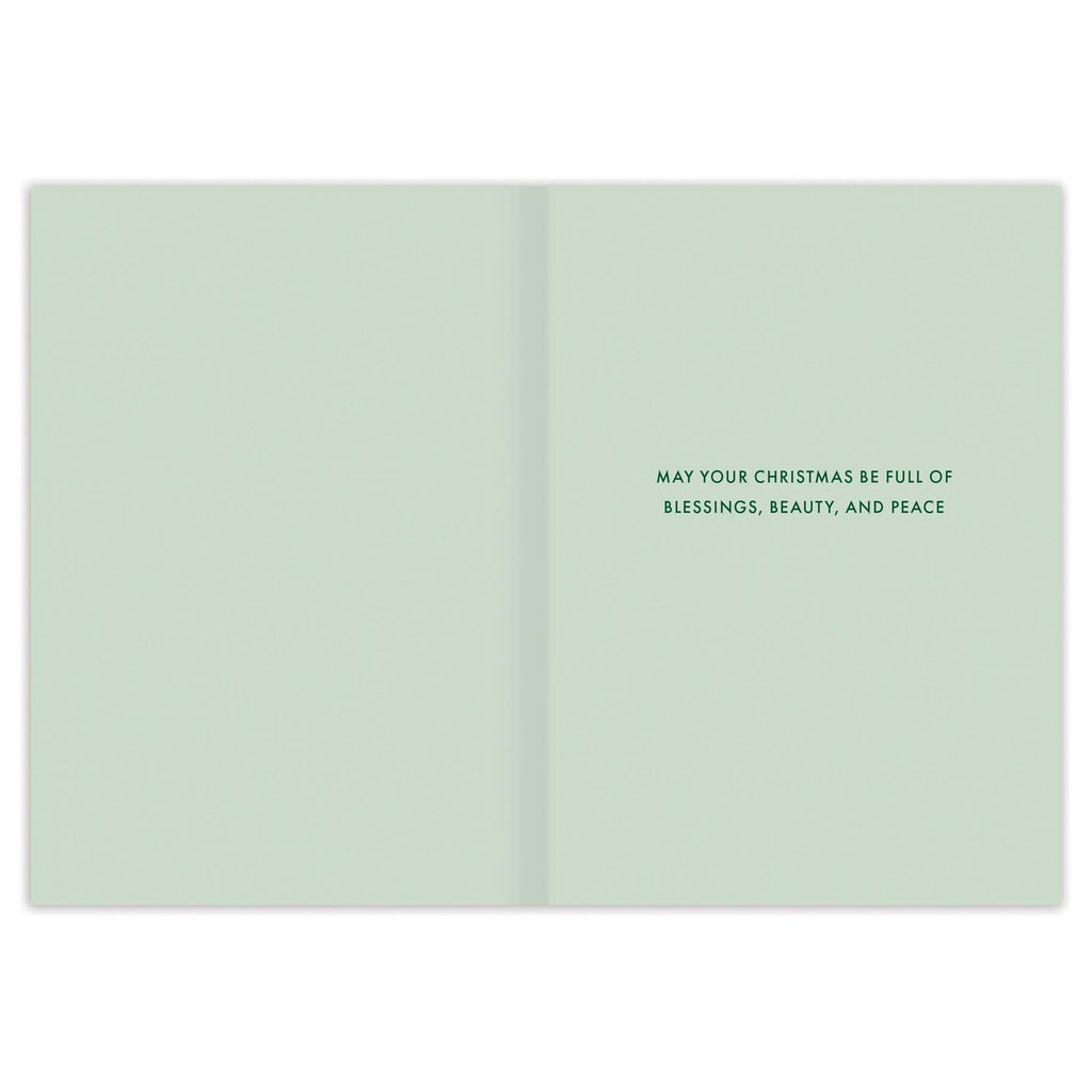 Biely & Shoaf - All Is Calm Snowy Village Christmas Card