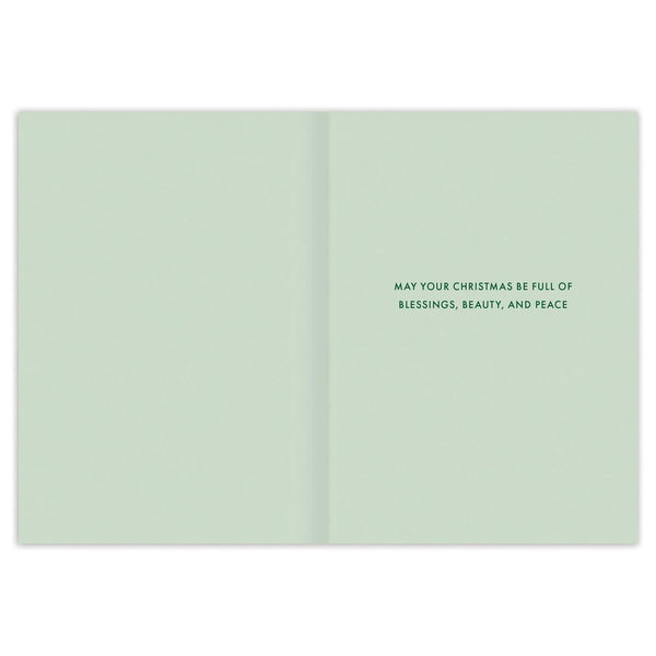 Biely & Shoaf - All Is Calm Snowy Village Christmas Card