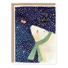 Biely & Shoaf - Polar Bear & Bird Merry Christmas Christmas Card