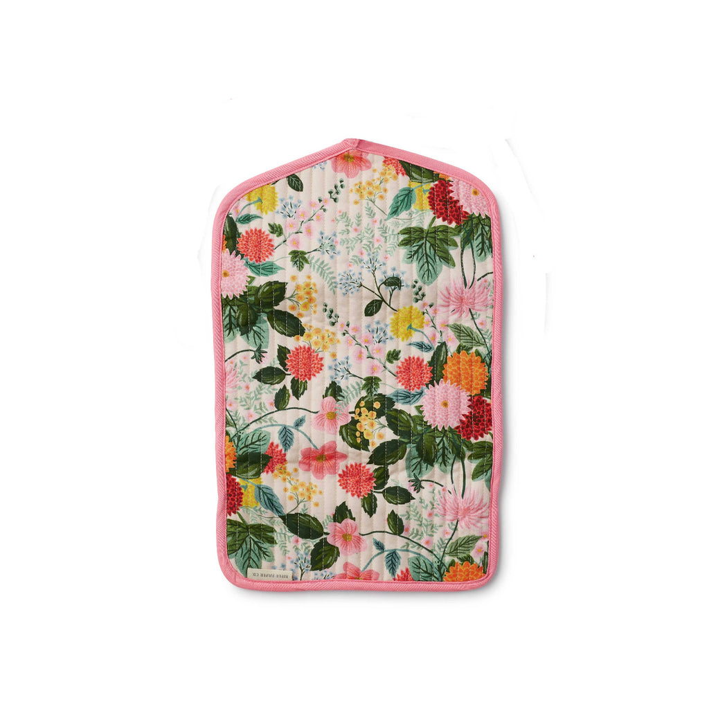 Floral-patterned product on a white background