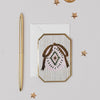 Katie Housley - CHRISTMAS PINK BAUBLE BOTANICAL MINI Christmas Card