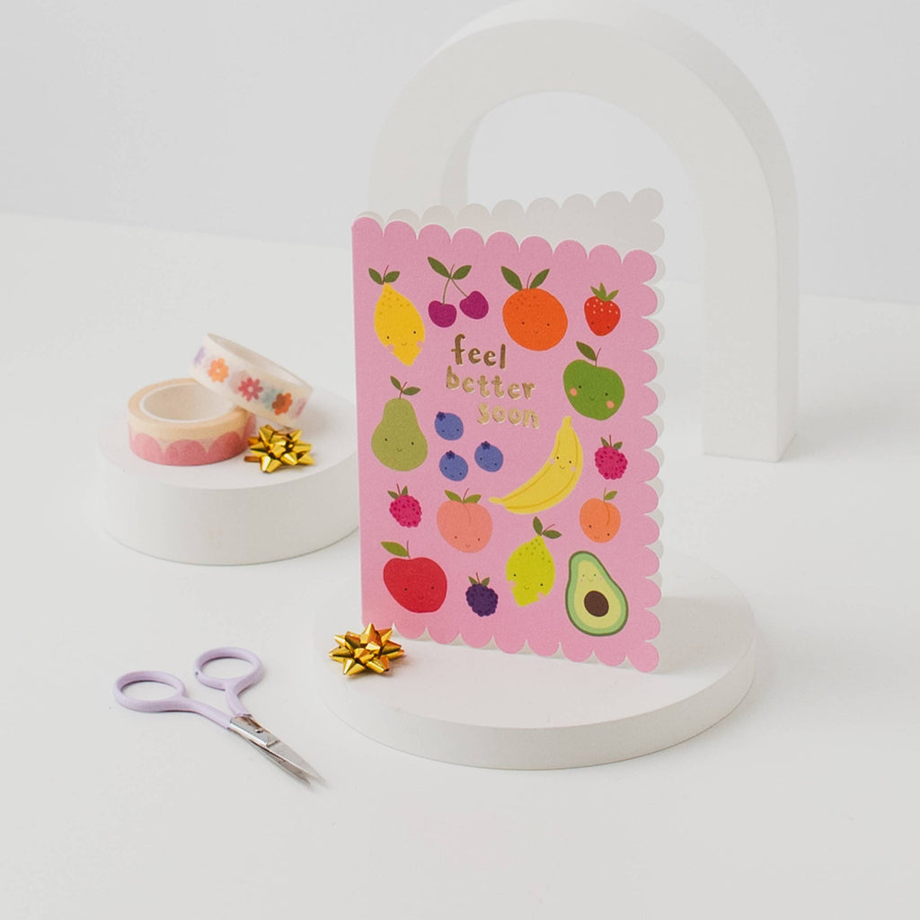 Mifkins - Fruit Fix Feel Better Card