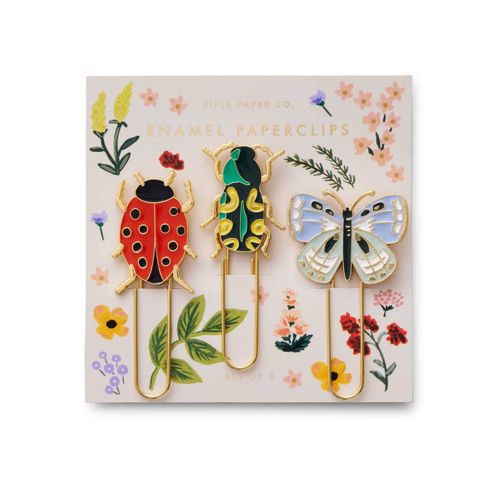 Rifle Paper Co - Curio Enamel Paper Clip Set