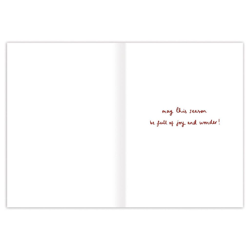Biely & Shoaf - Snowman & Bunny Christmas Wishes Christmas Card