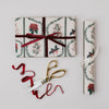 Katie Housley - CHRISTMAS WAVY FLORAL BOTANICAL LUXURY GIFT WRAP