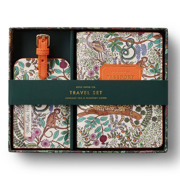 Rifle Paper Co - Safari Passport & Luggage Tag Set