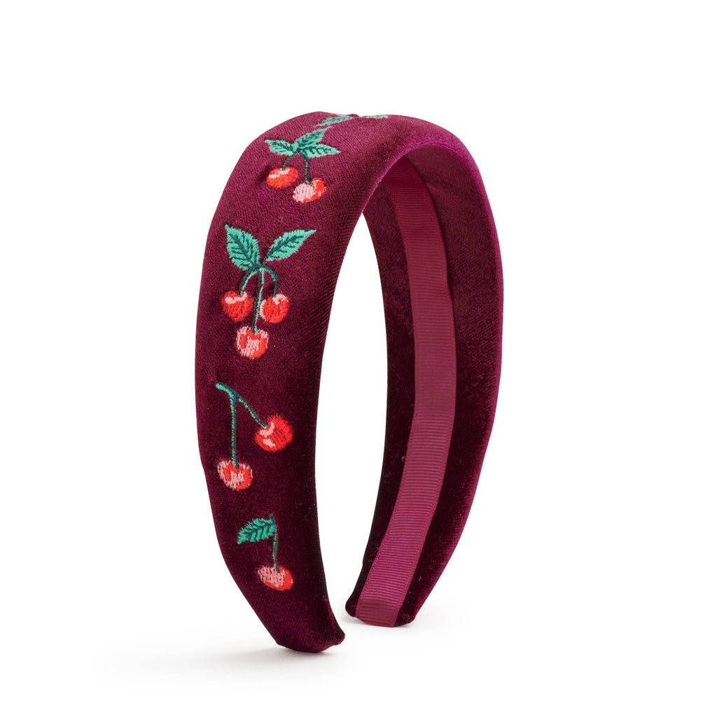 Rifle Paper Co. - Cherries Embroidered Headband