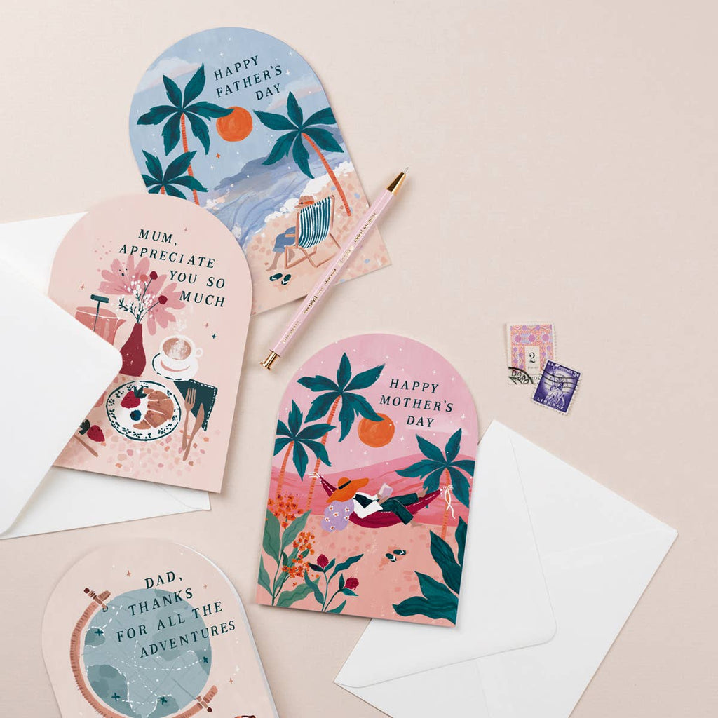 Sister Paper Co. Beach Father's Day Card