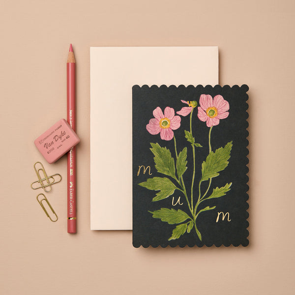 Wanderlust Paper Co. Anemone 'Mum' Card